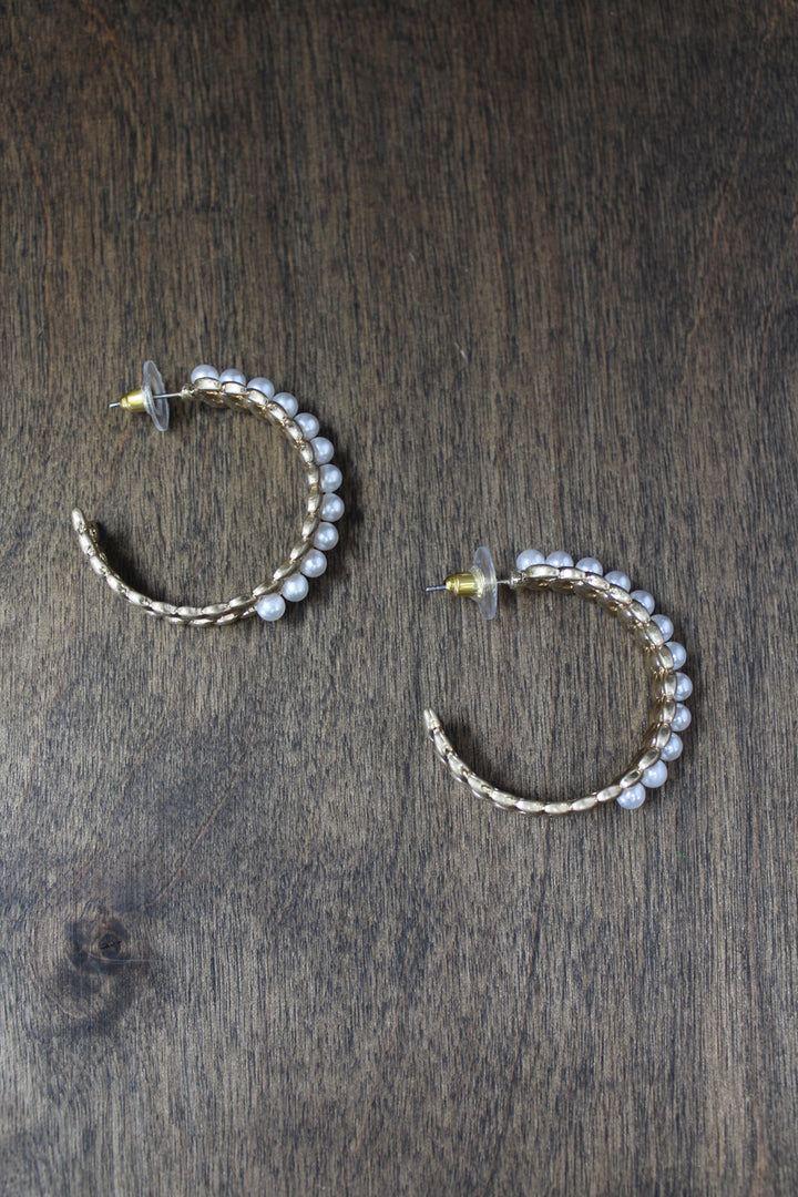 Promised Pearl Hoops