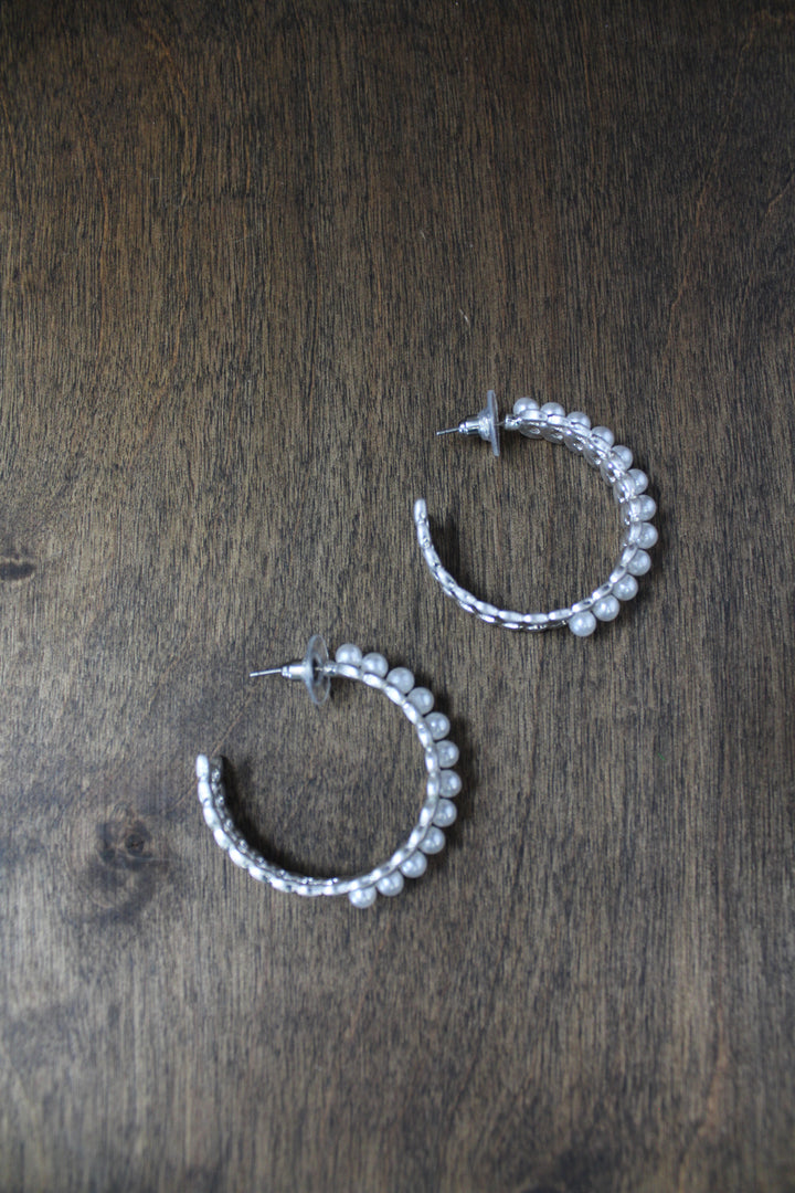 Promised Pearl Hoops