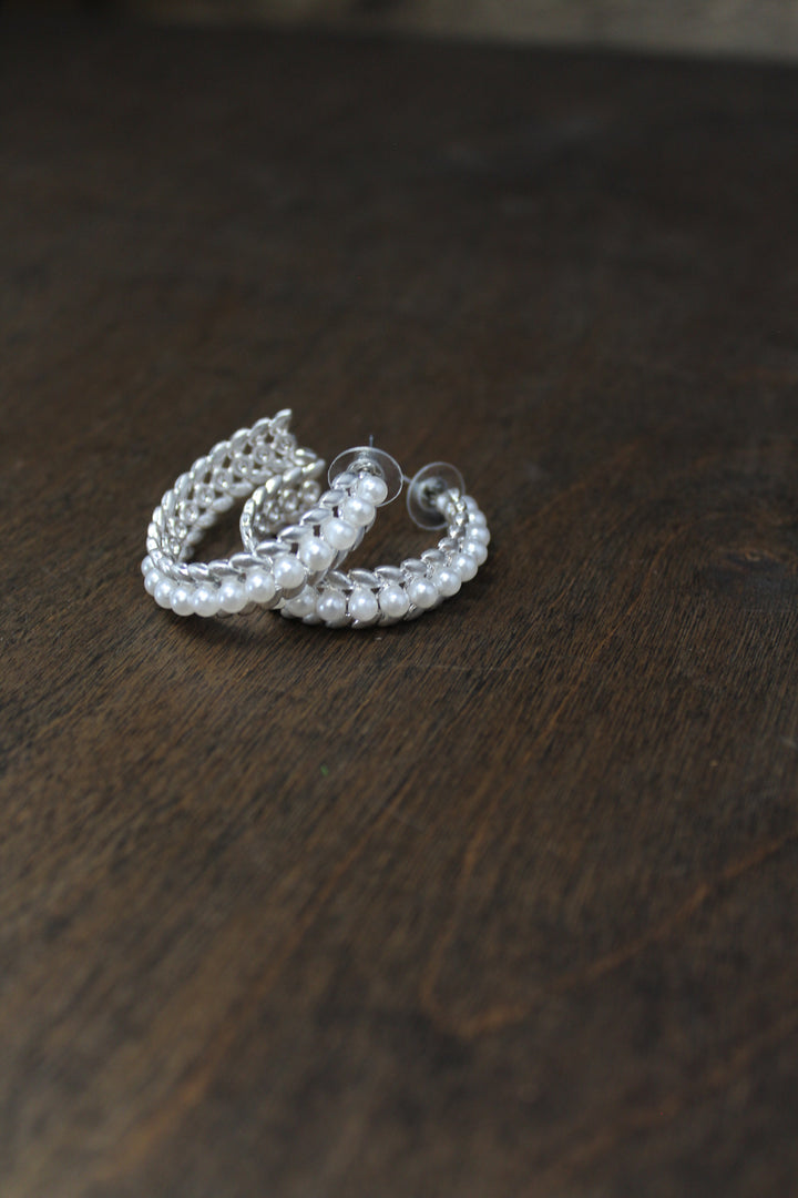 Promised Pearl Hoops