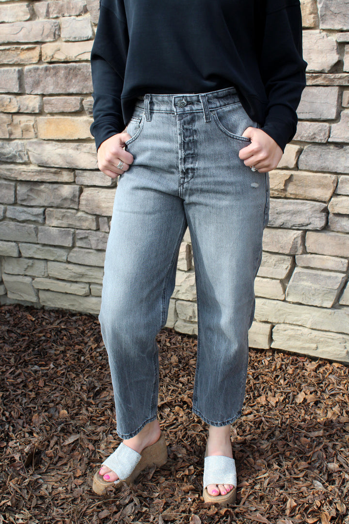 Vintage Black Jazmine Tomboy Pant