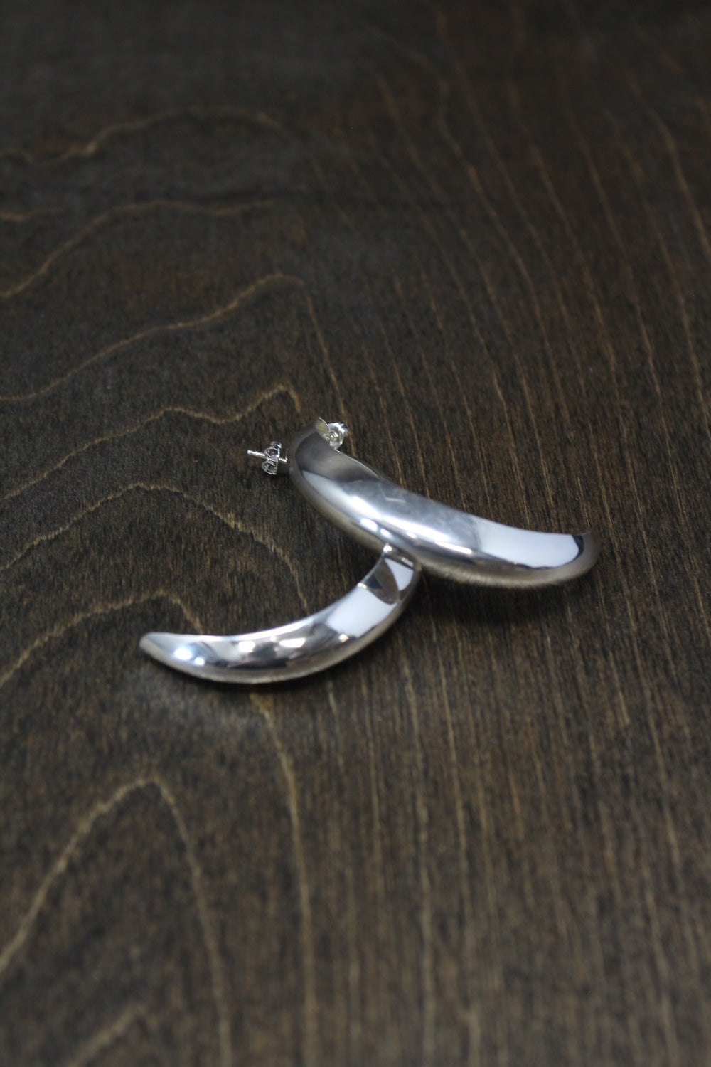 Oasis Silver Hoops