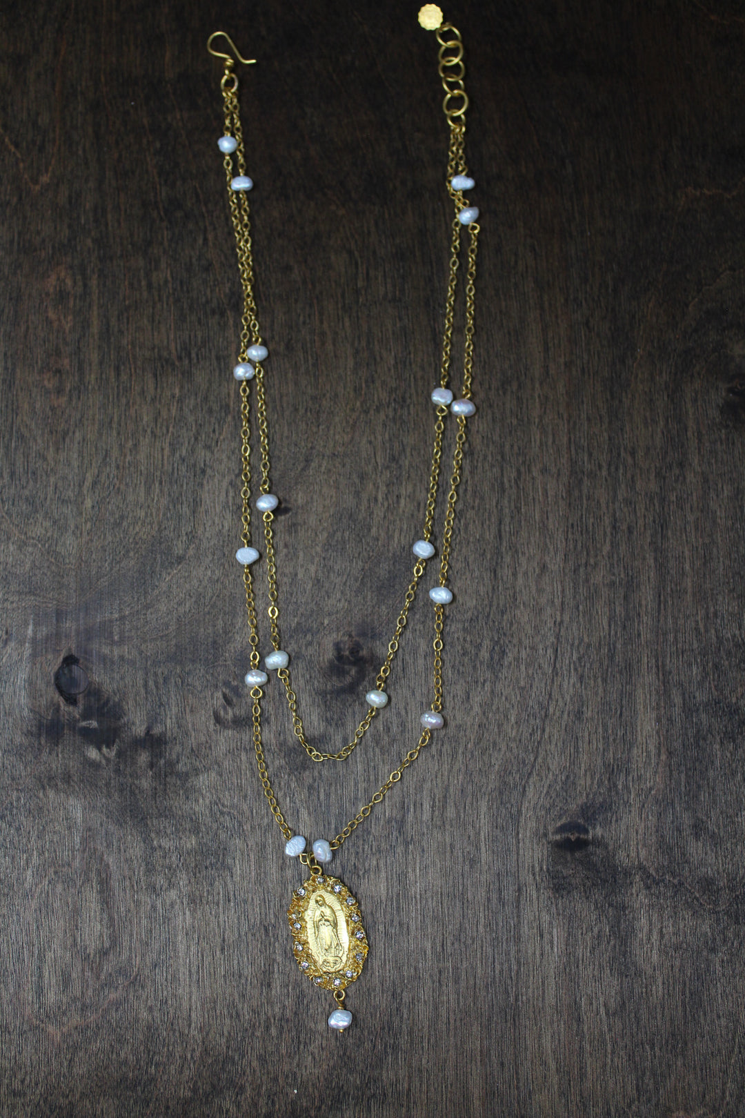 Golden Guadalupe Necklace