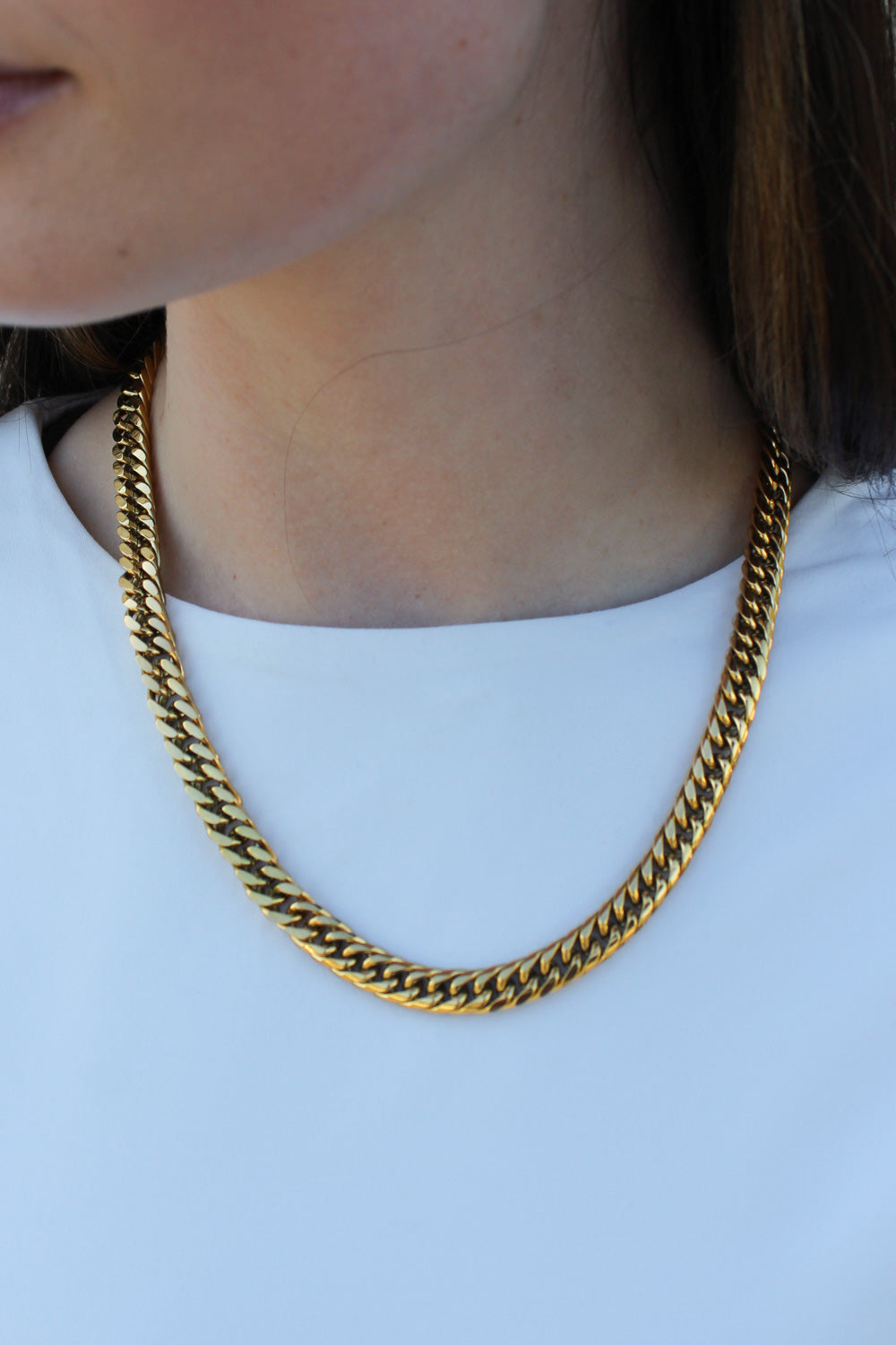 Halo Gold Necklace