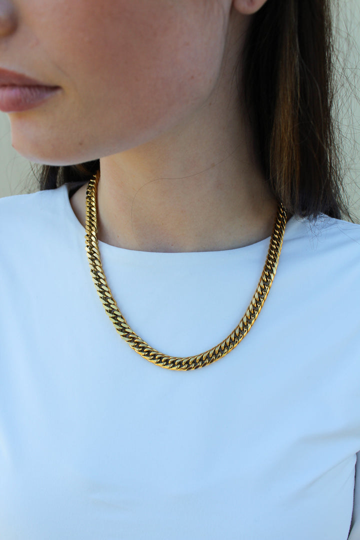 Halo Gold Necklace