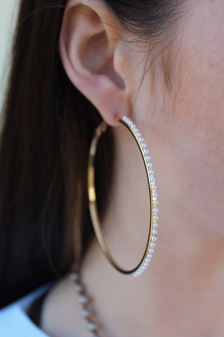 Poppin Pearl Hoops