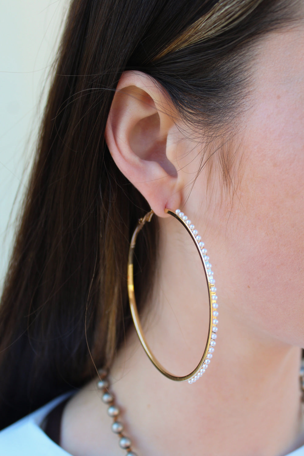 Poppin Pearl Hoops