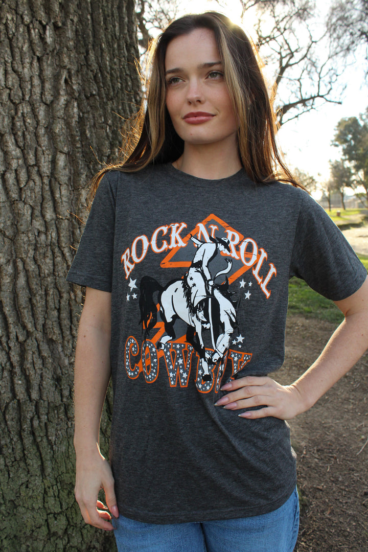 Rock n Roll Cowboy Tee