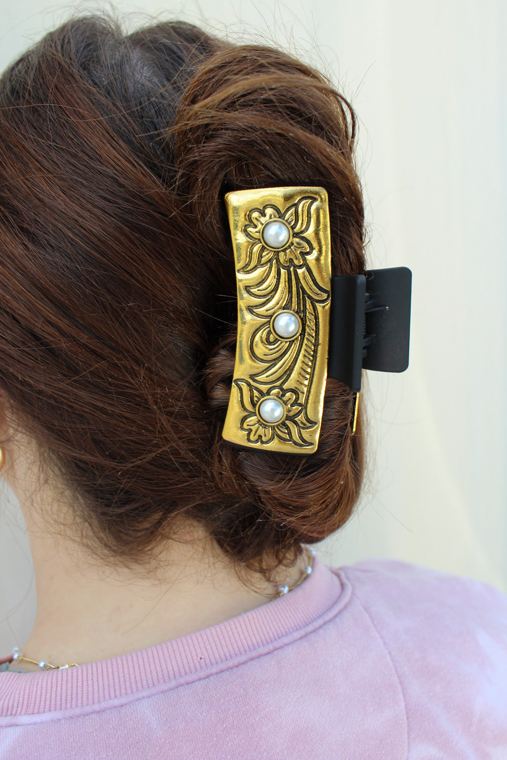 Gold Cowgirl Hair Clip