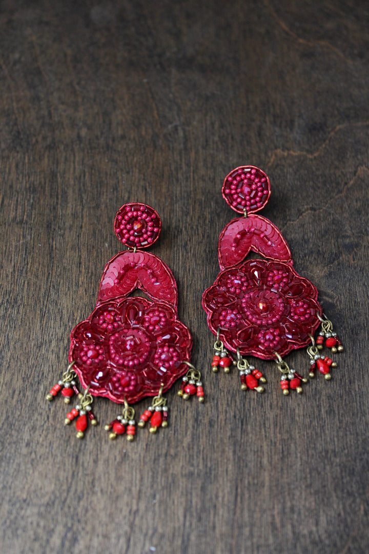 Rodeo Rose Earrings