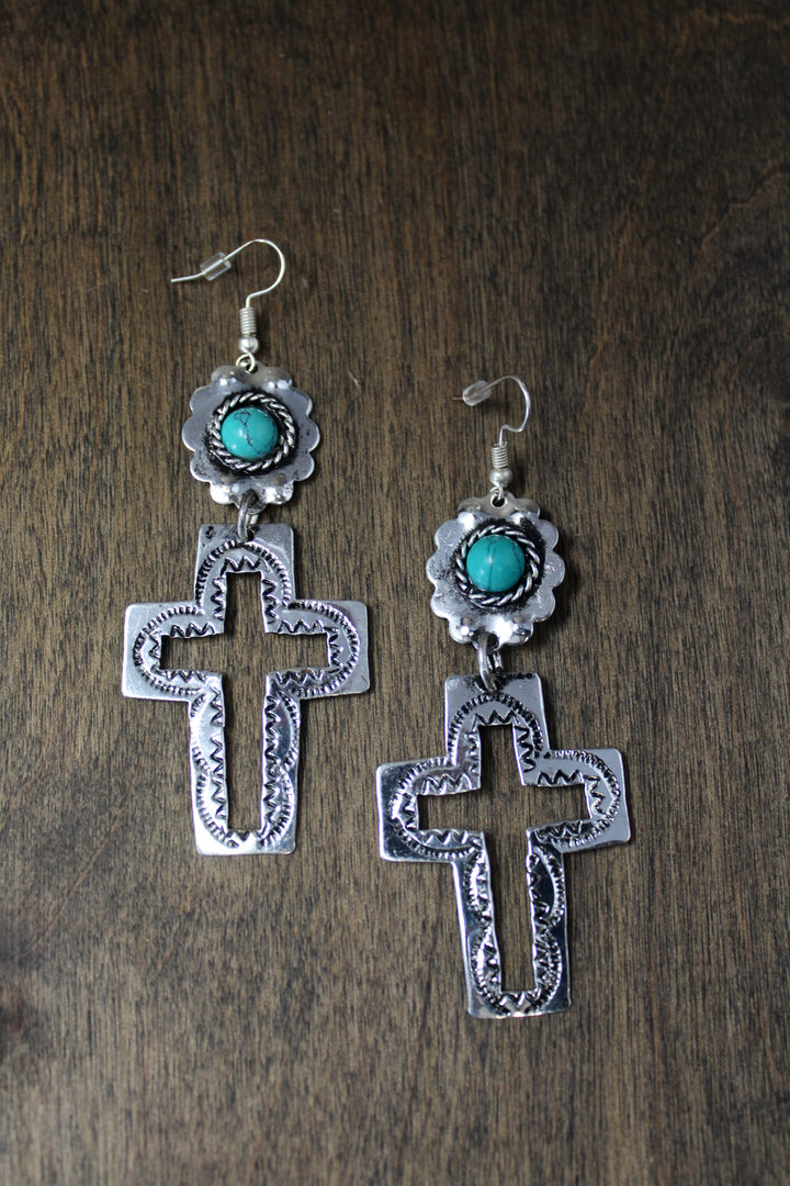 Stampede Cross Earrings