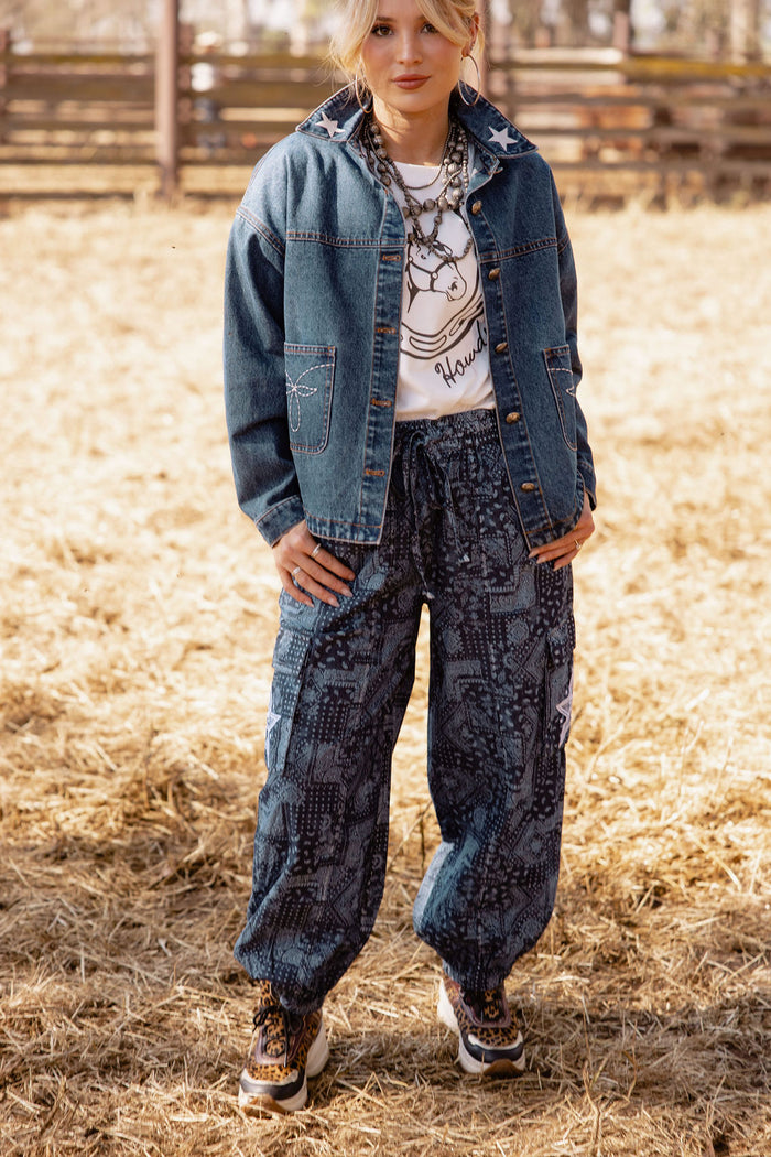 Star Spangled Bandana Pant
