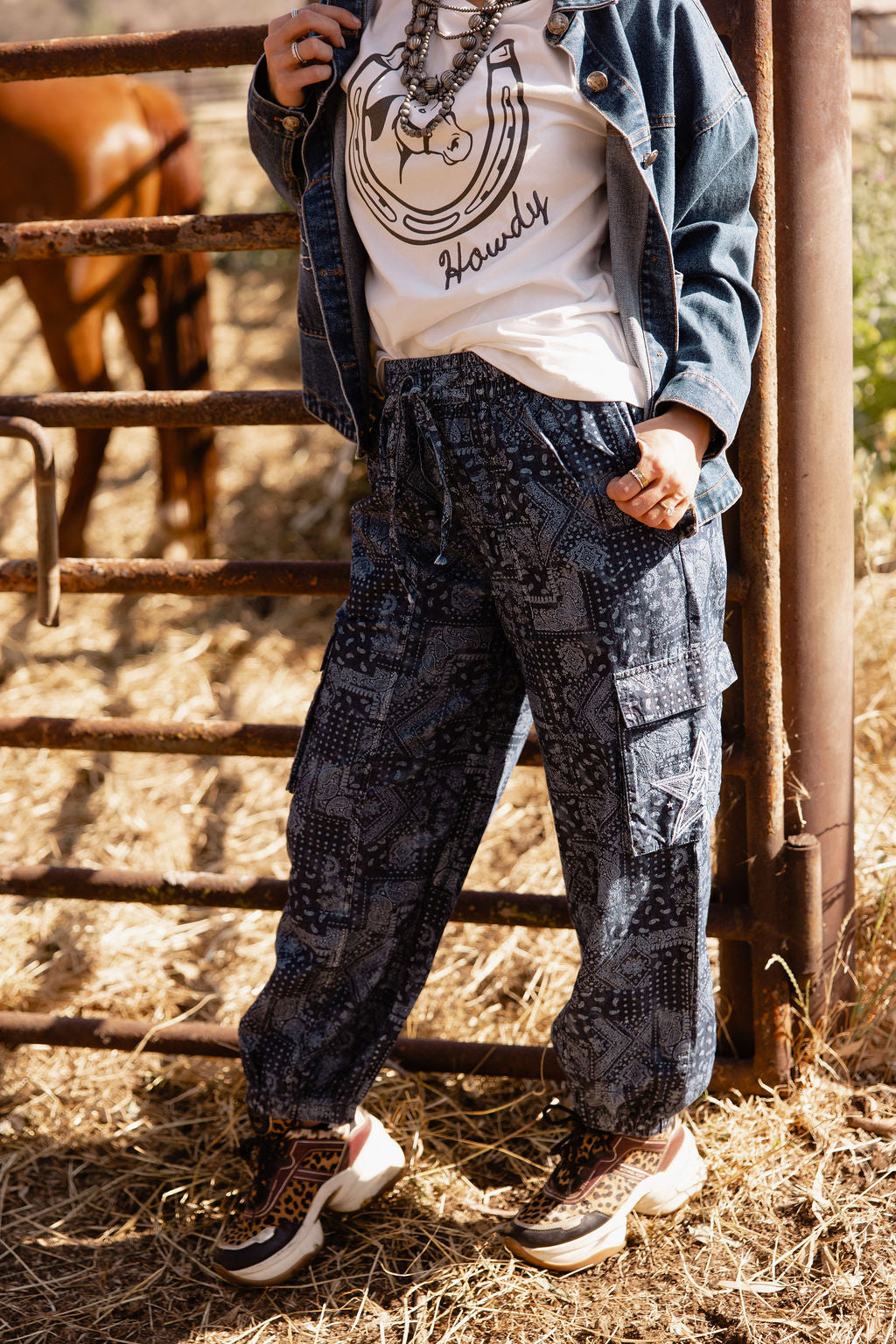 Star Spangled Bandana Pant