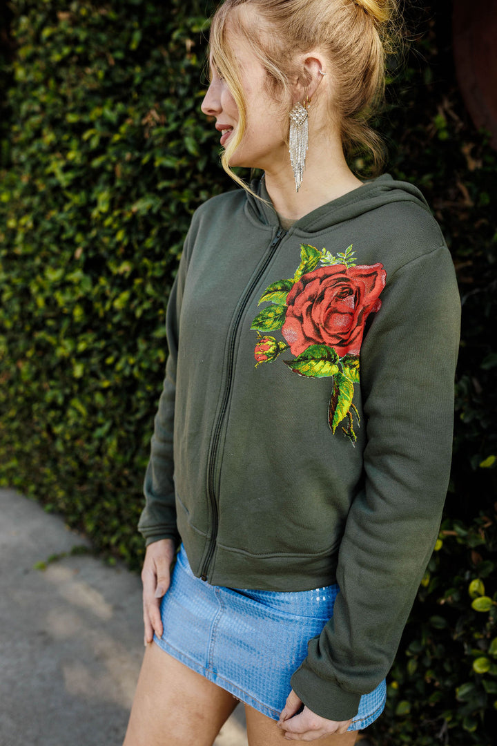 Romantic Rose Sweater