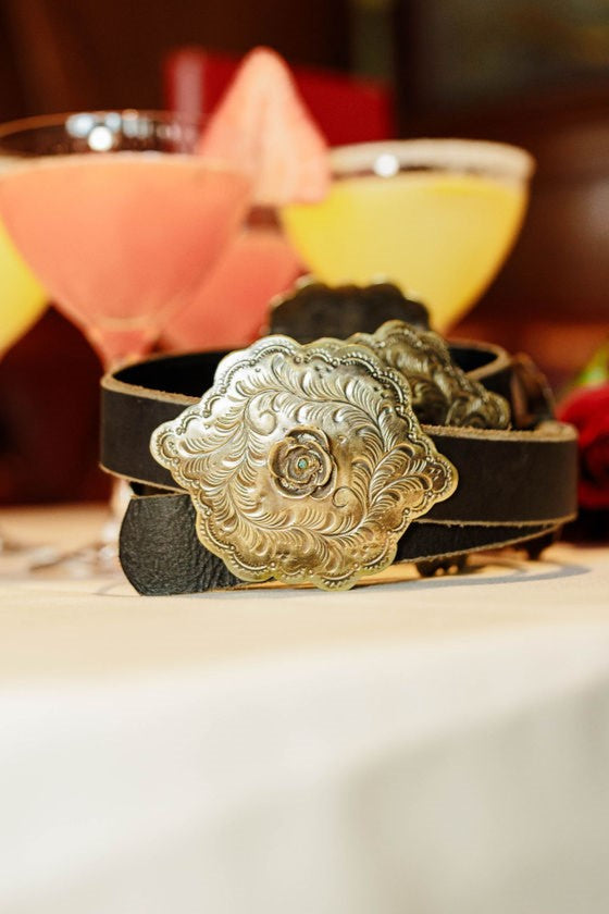 The Rose Garden Concho Belt