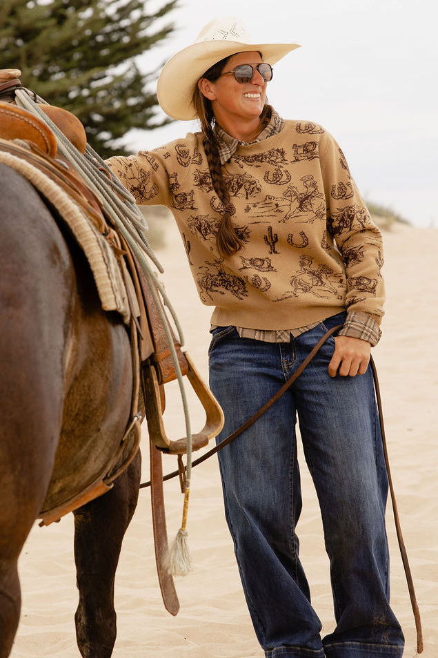 Western Willow Sweater