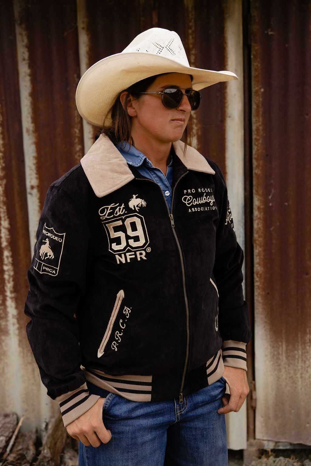 Black Corduroy NFR Jacket🔜