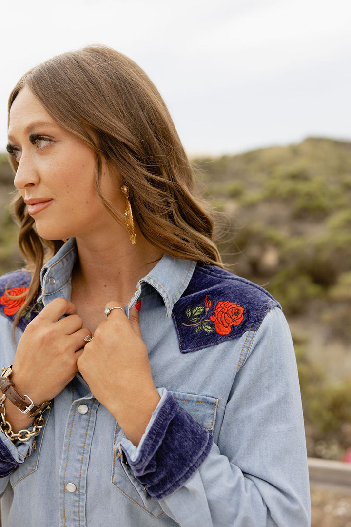 Denim Darling Button Up