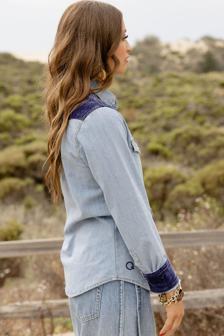 Denim Darling Button Up