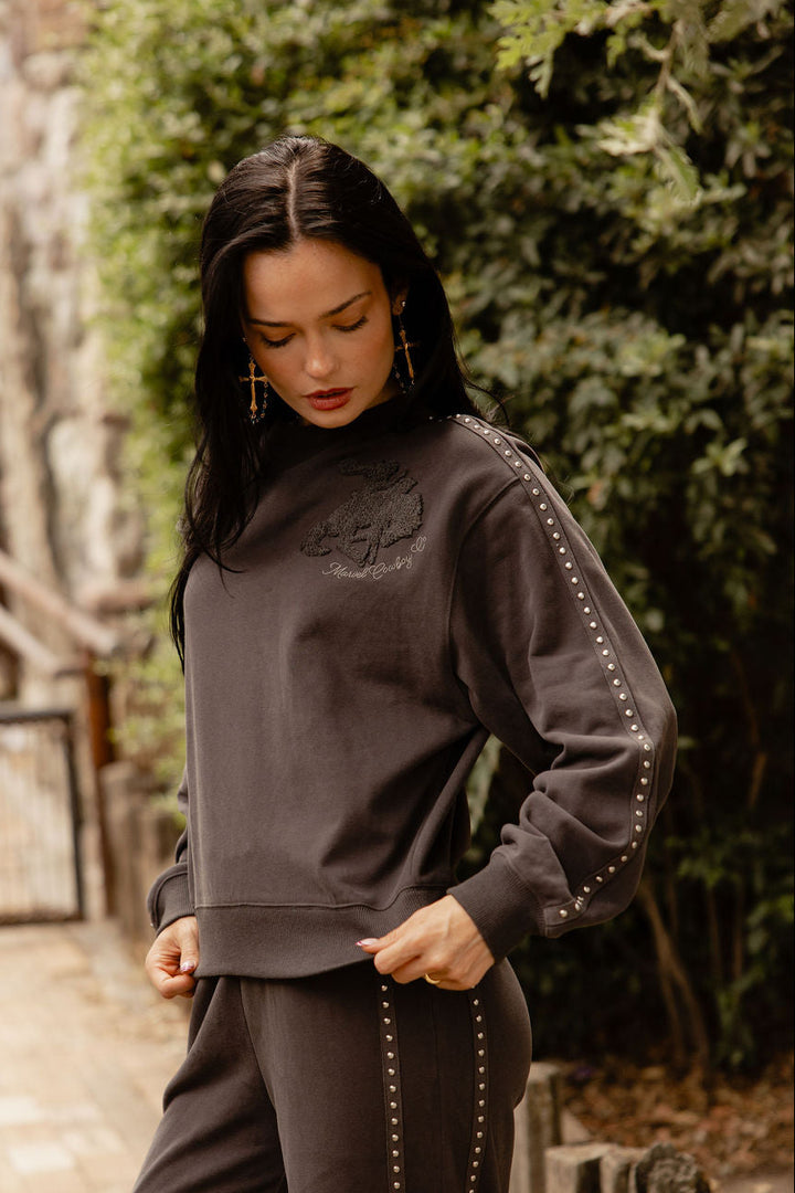Studded Marvel Co. Crewneck