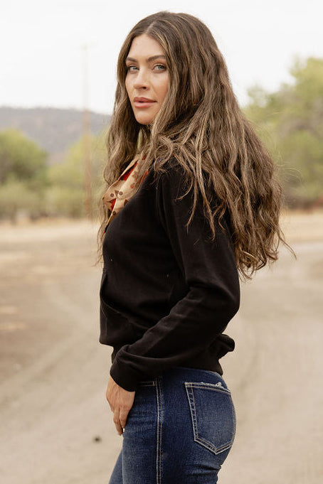 Bonita Chica Black Hoodie