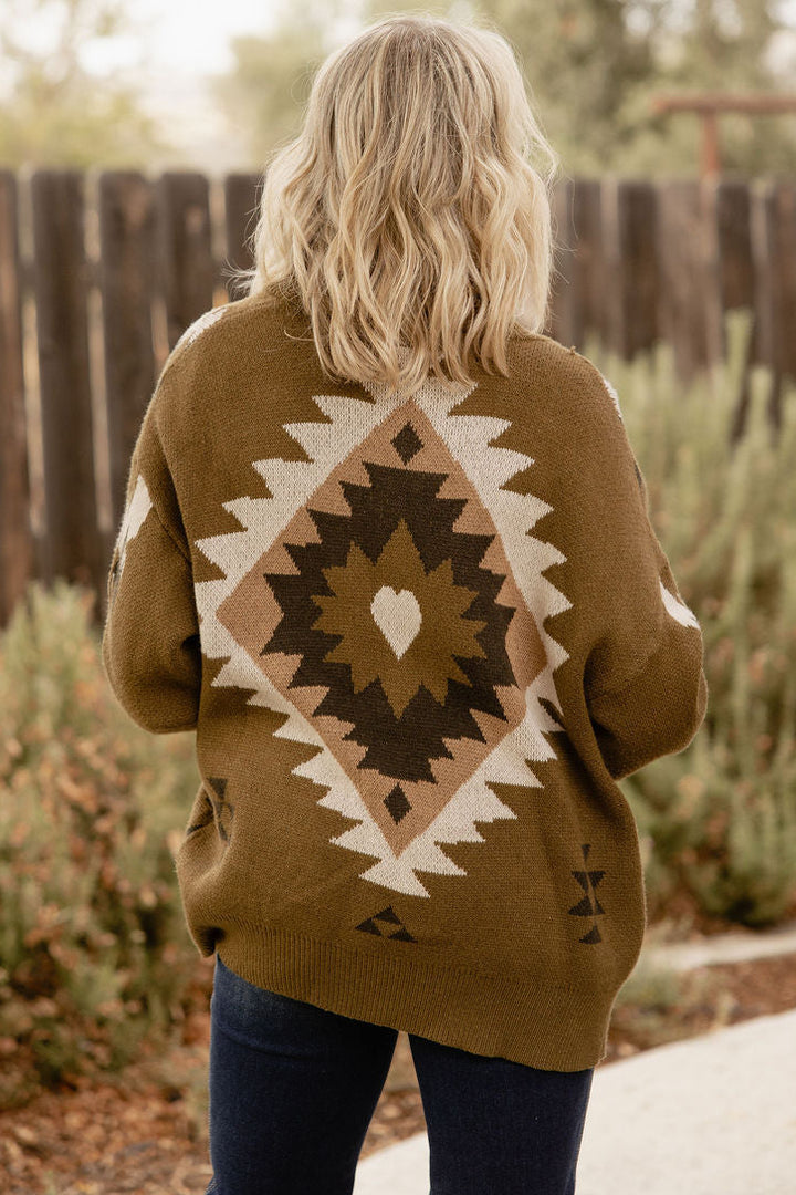 Great Basin Olive Cardigan