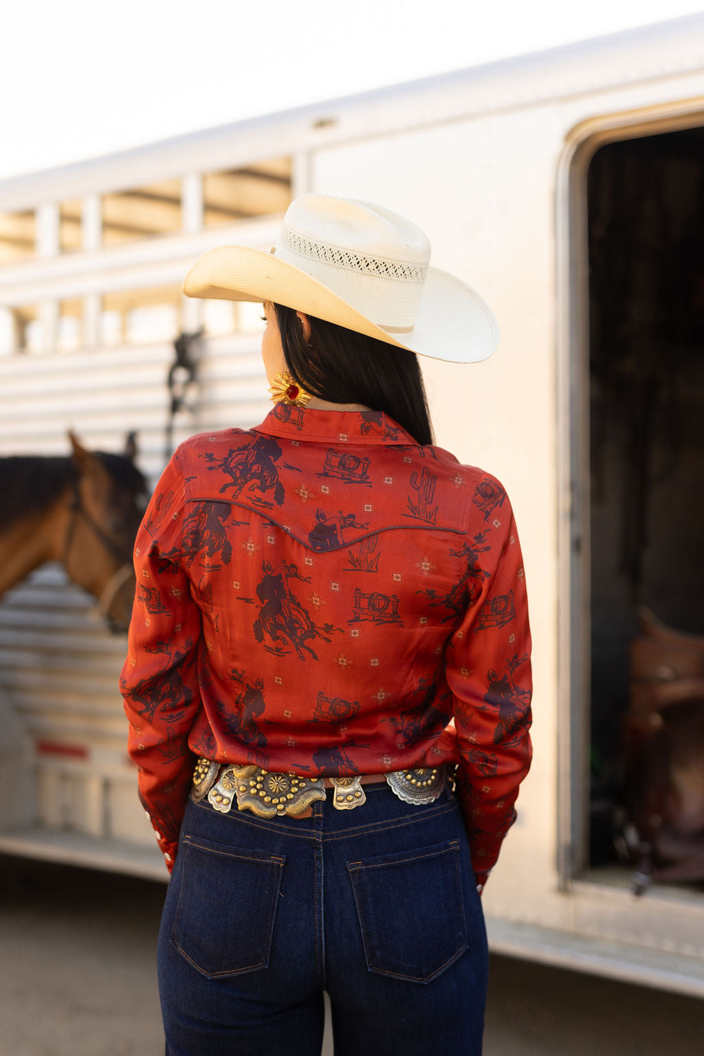 Paisley Cowboy Button Up