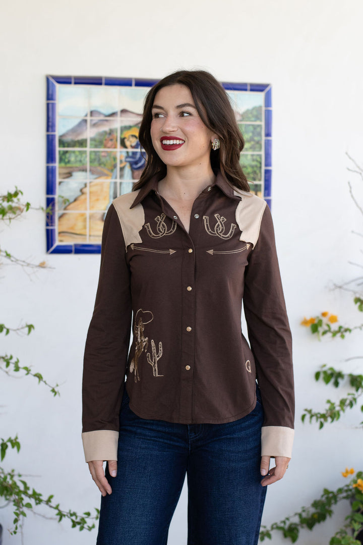 Lucky Buck Button Up