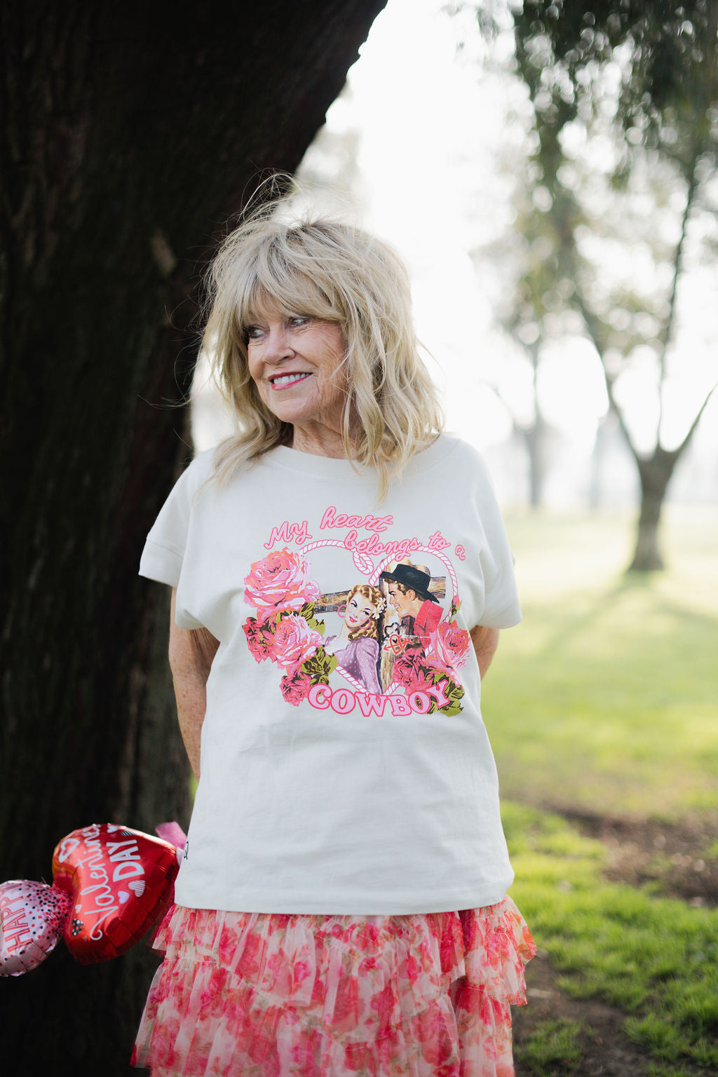 My Heart Cream Tee