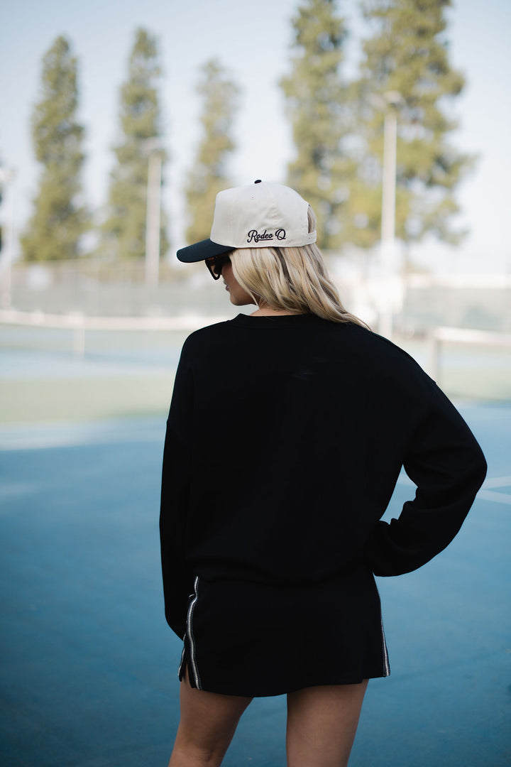 A Cowboy Has My Heart Black Sweater