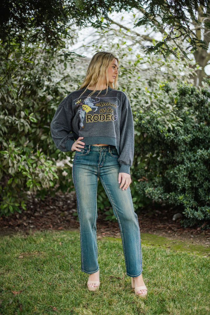 Meet Me At The Rodeo Crewneck