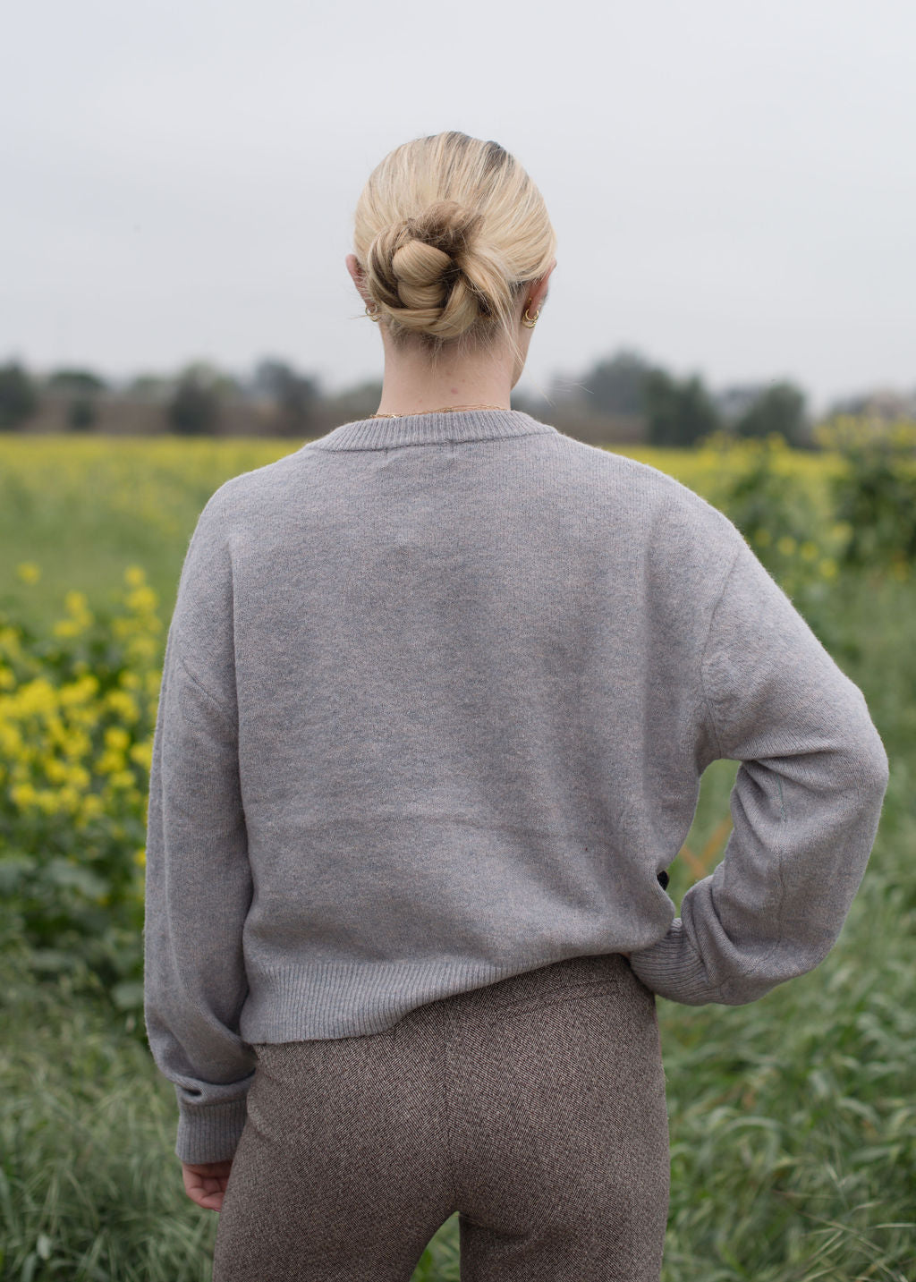 Pretty Grey Cardigan
