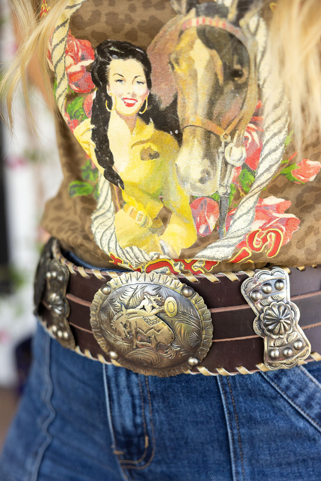 Renegade Ruby Concho Belt