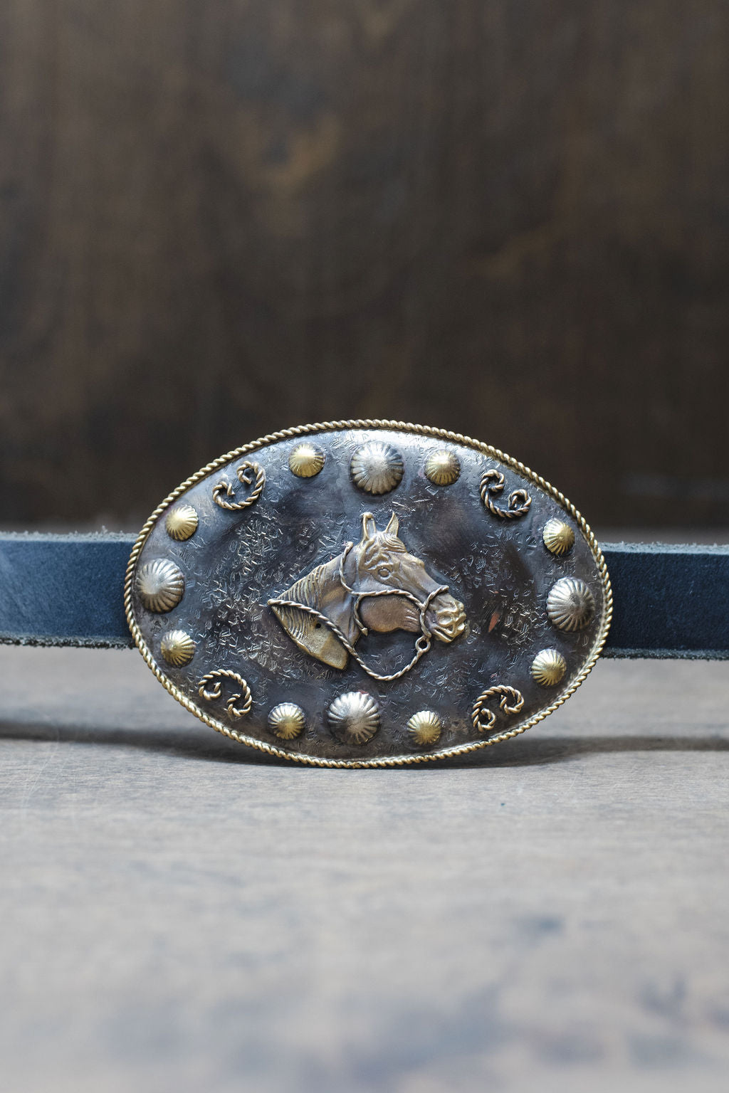 Runaway Roan Concho Belt