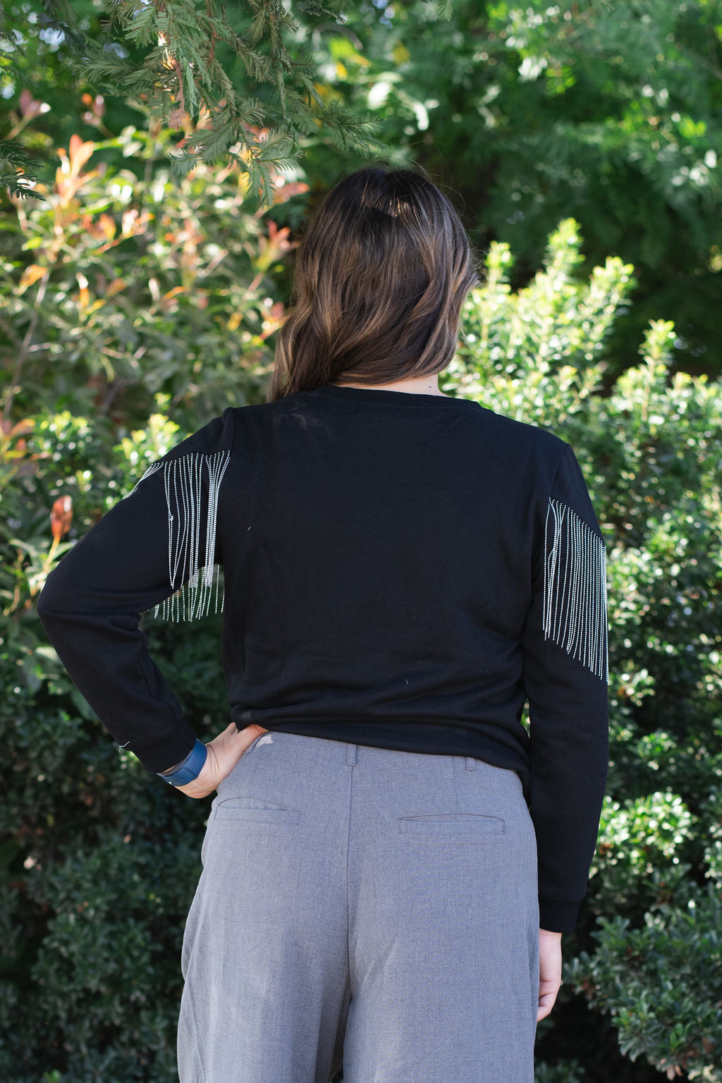 Studded Spur Sweatshirt