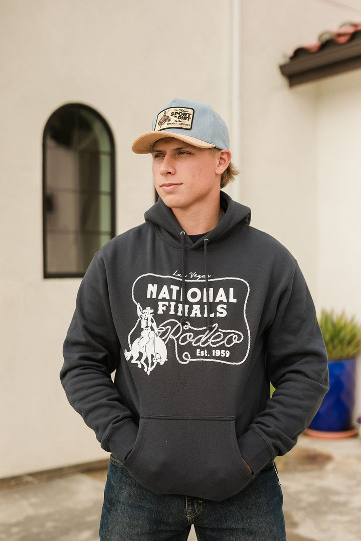 NFR Cowboy Navy Hoodie