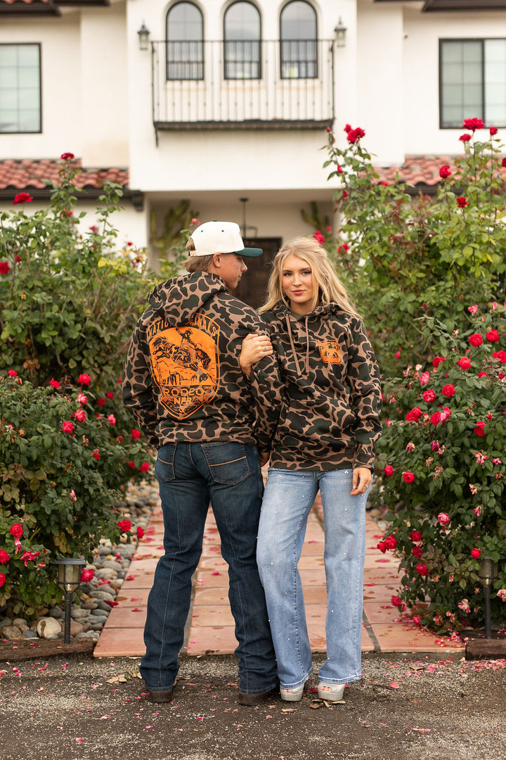 One Color Shield Duck Camo Hoodie