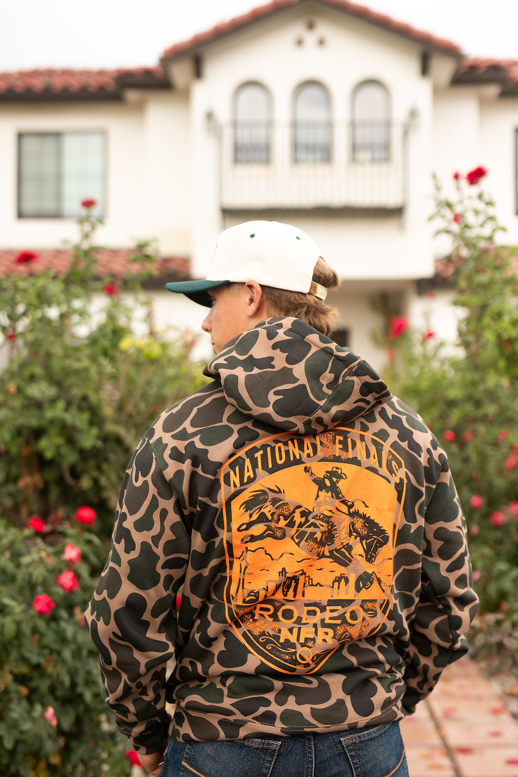 One Color Shield Duck Camo Hoodie