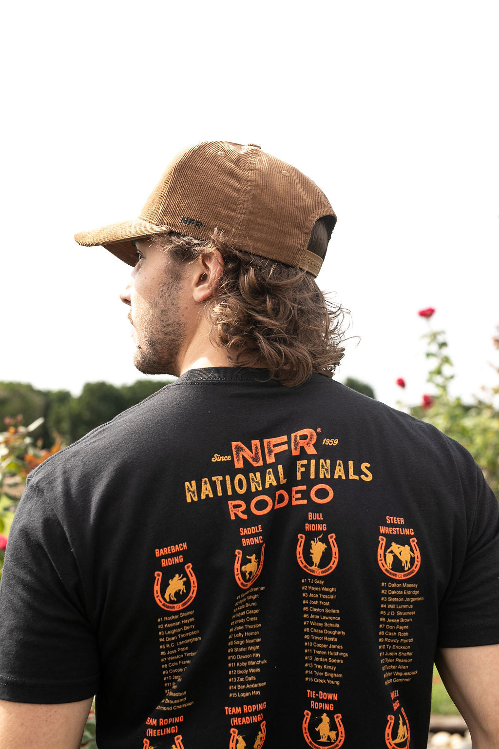 Vintage Horseshoe Black Tee