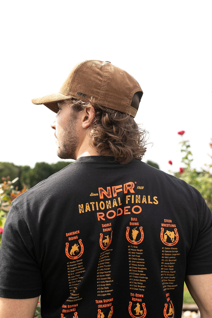 Vintage Horseshoe Black Tee