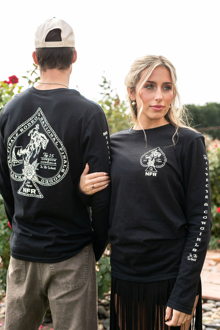 Spade Black Long Sleeve Tee