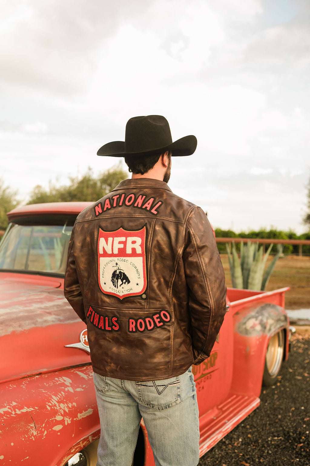 Outlaw NFR Leather Jacket