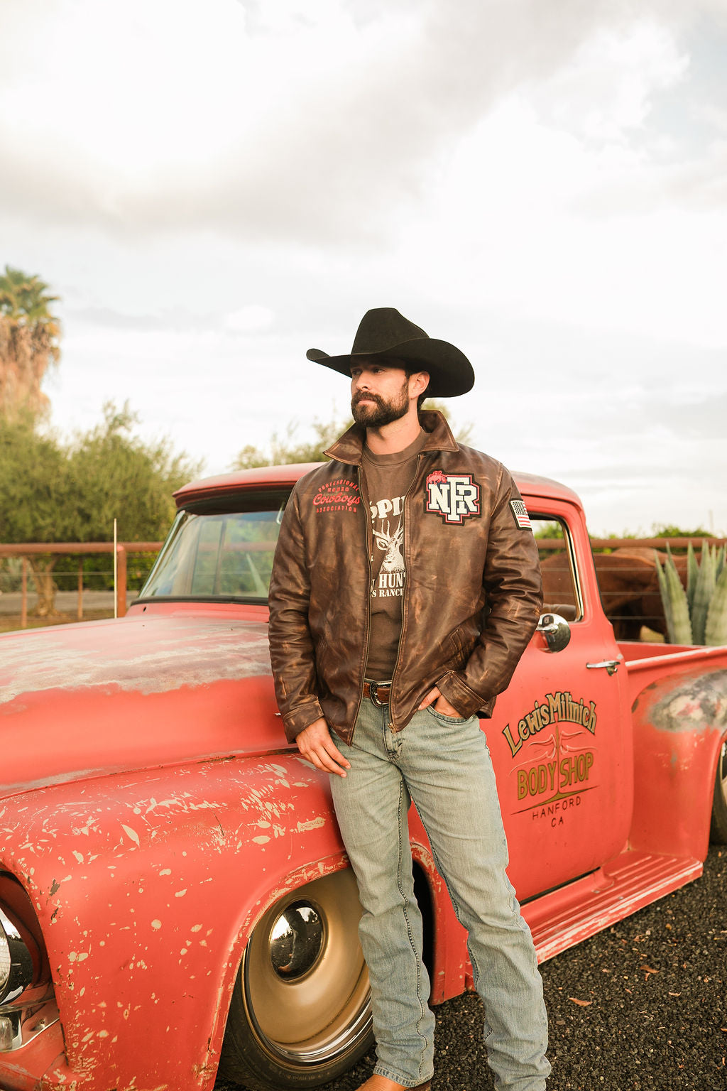 Outlaw NFR Leather Jacket