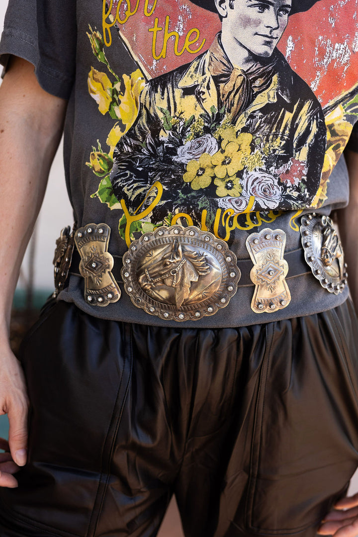 Bedazzled Buckaroo Concho Belt