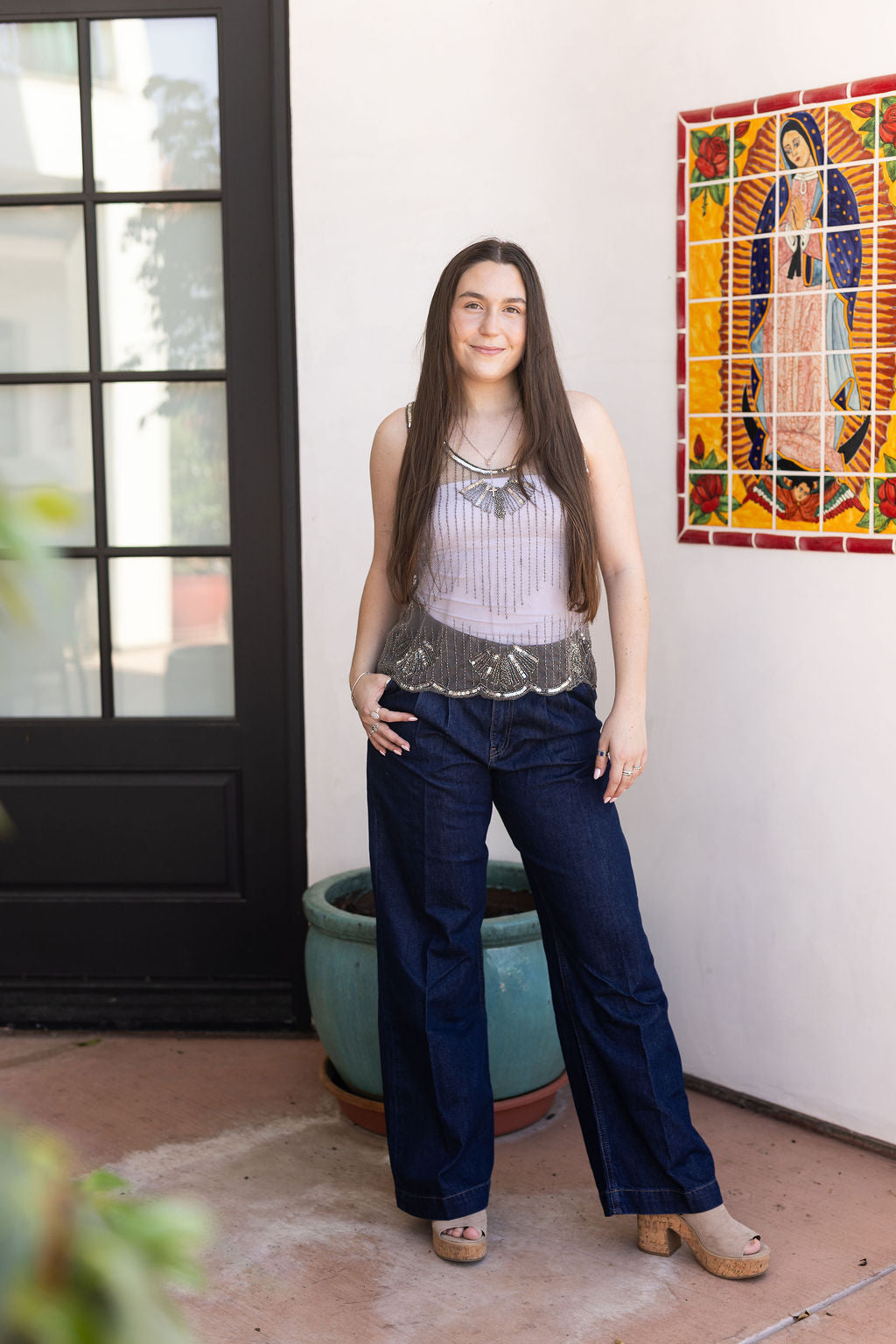 Laken Beaded Top