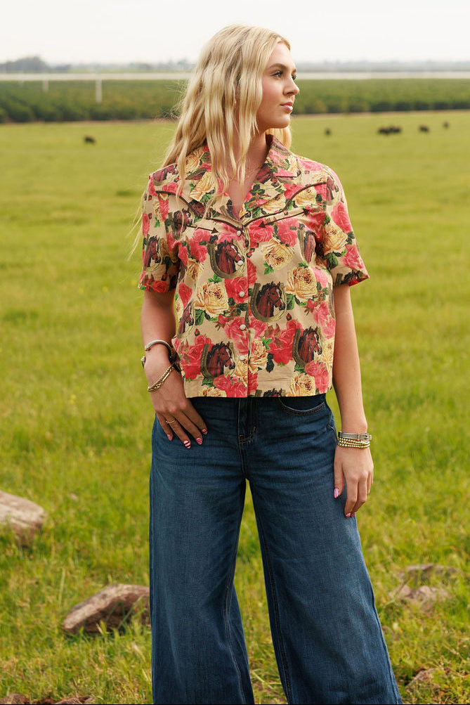 Blooming Bronc Blouse