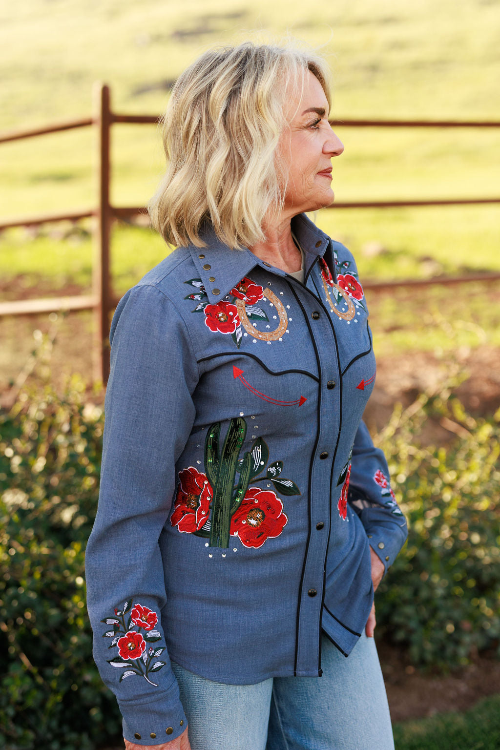 Denim Daydream Button Up