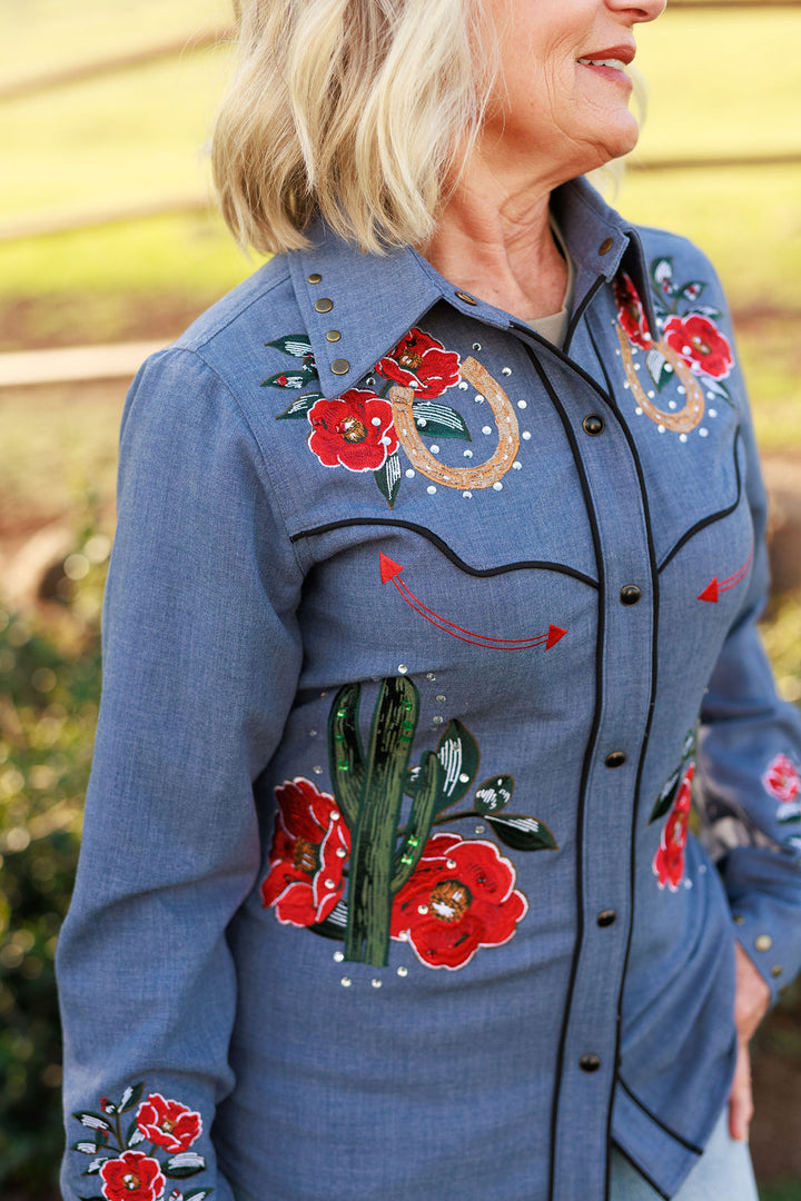 Denim Daydream Button Up