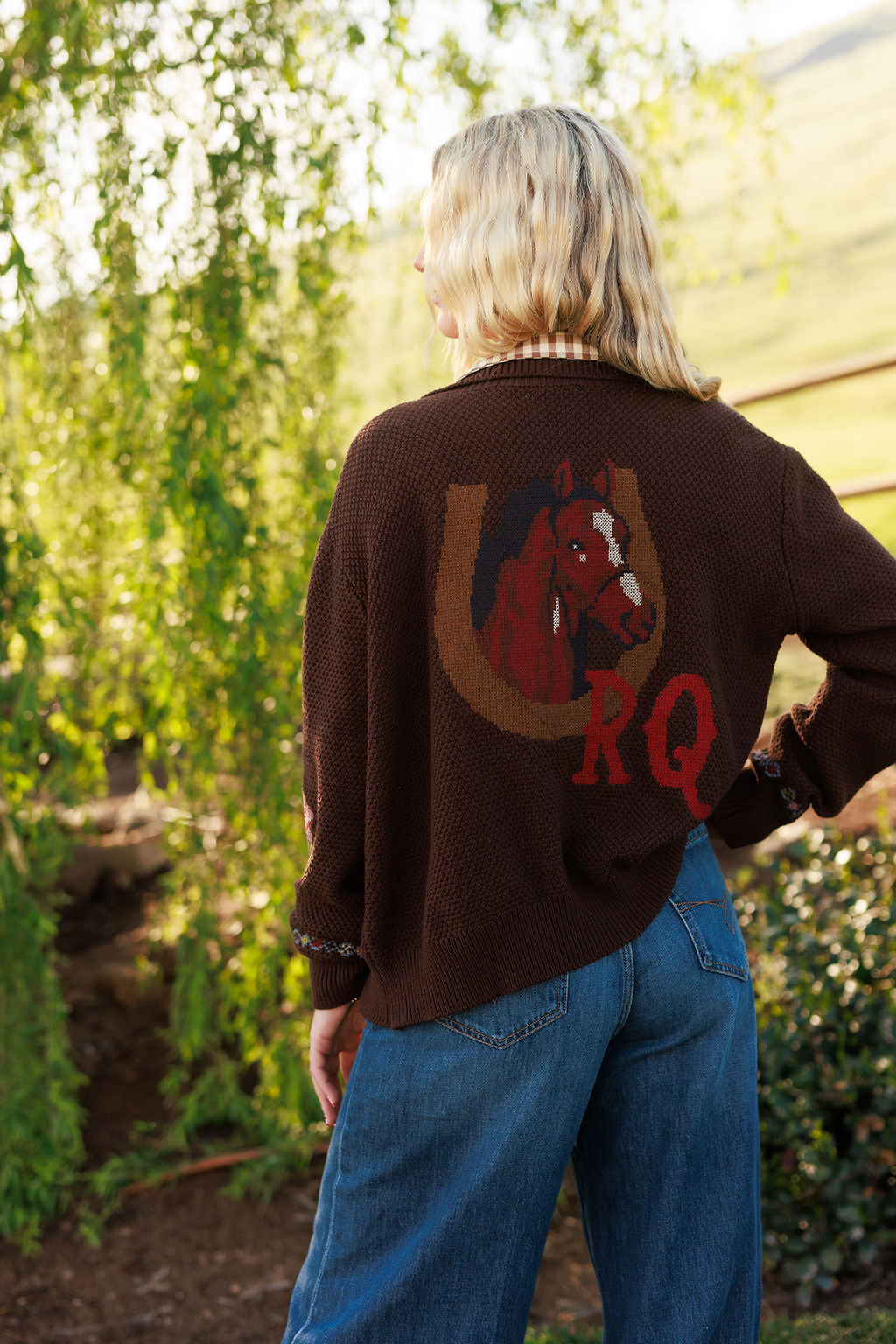Nana's Rose Garden Sweater