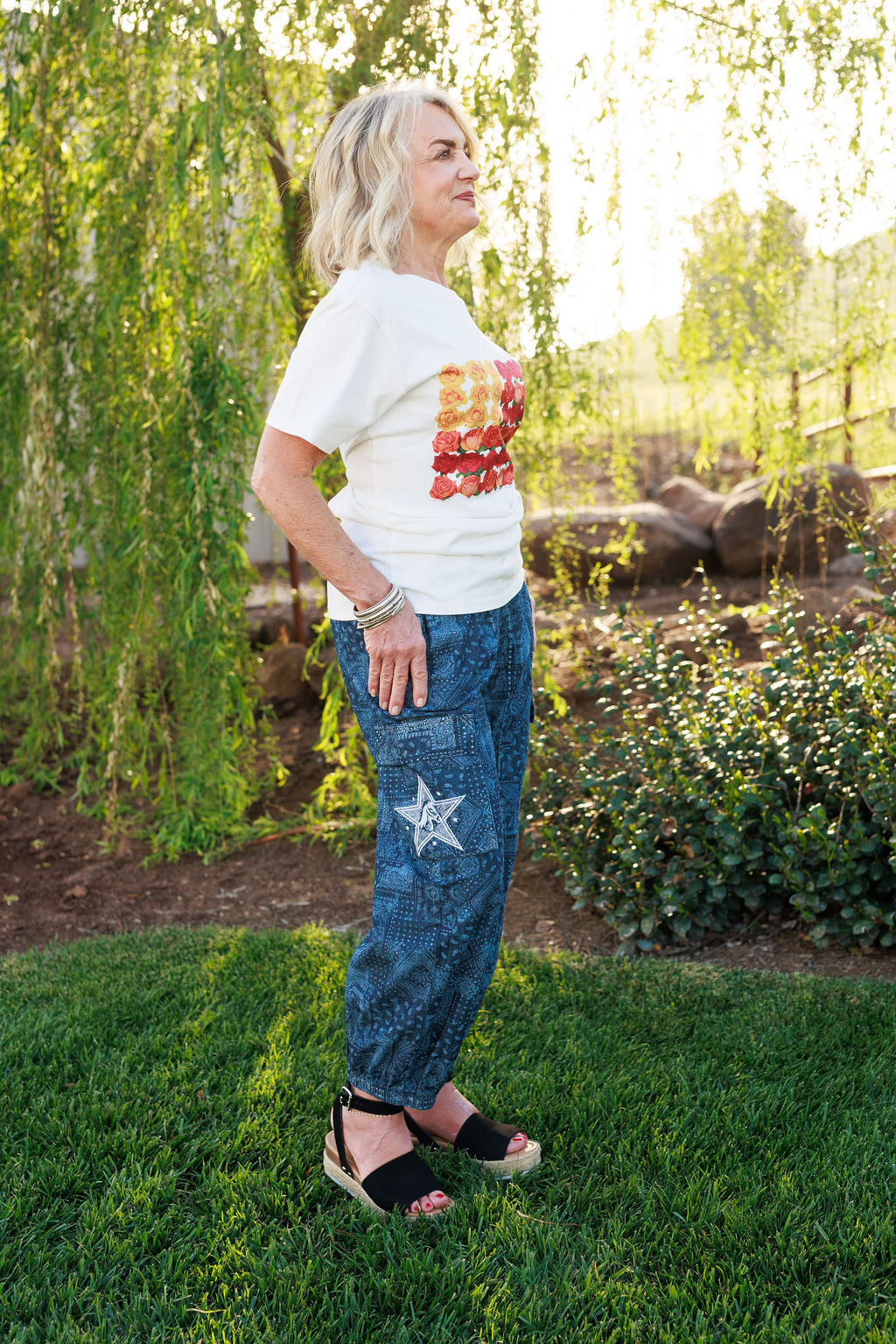 Star Spangled Bandana Pant