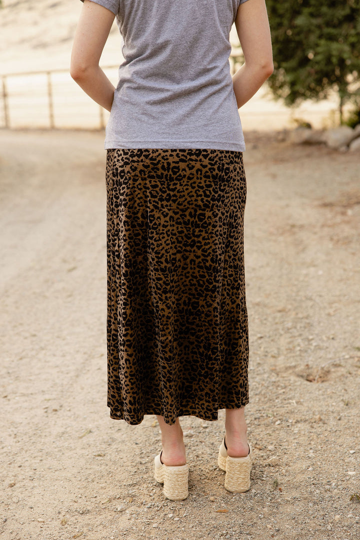 Luxe Leopard Skirt